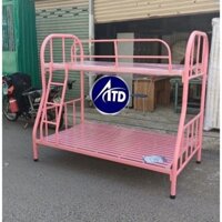 Giường 2 tầng bằng sắt cho người lớn- giường tầng sắt giá rẻ 1m6 1m4 1m2 1m 80cm dài 2m lắp ráp dễ dàng