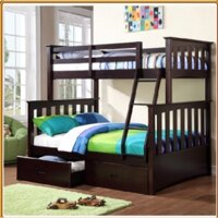 Giường 2 Tầng Gỗ Juno Sofa, 2 Hộc Tủ - 1m/1m4