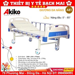 Giường bệnh nhân 1 tay quay Akiko A81