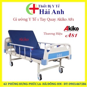 Giường bệnh nhân 1 tay quay Akiko A81