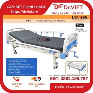 Giường bệnh nhân 1 tay quay Lucass GB-1