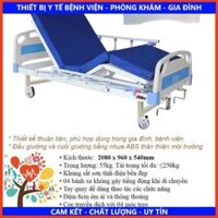 Giường bệnh nhân 2 tay quay có bô chính hãnh, bảo hành 1 năm, tặng thêm chậu gội đầu.