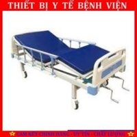 Giường bệnh nhân 2 tay quay có bô chính hãnh, bảo hành 1 năm, tặng thêm chậu gội đầu - HÀNG HÃNG