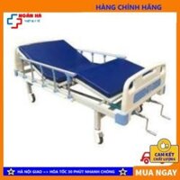 Giường bệnh nhân 2 tay quay có bô chính hãnh, bảo hành 1 năm, tặng thêm chậu gội đầu - HÀNG CTY