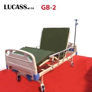 Giường bệnh nhân 2 tay quay Lucass GB-2