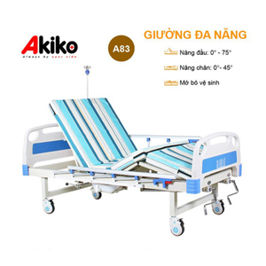 Giường bệnh nhân 3 tay quay Akiko A83