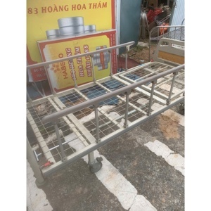 Giường bệnh nhân inox 1 tay quay