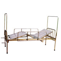Giường bệnh nhân inox 2 tay quay