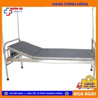 Giường bênh nhân inox, có cọc màn, hàng chuẩn inox không han - HÀNG CTY