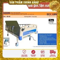 Giường bệnh y tế 1 tay quay LUCASS GB-C1 (GB-8E) tặng kèm bàn ăn