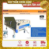 Giường bệnh y tế 1 tay quay LUCASS GB-C1 (GB-8E) tặng kèm bàn ăn