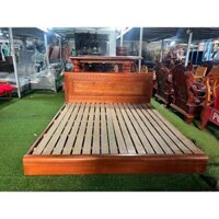 GIƯỜNG BỆT GỖ SỒI 1M8 - QUA SỬ DỤNG