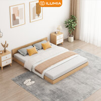 Giường bệt kiểu Nhật gỗ MDF nhiều kích thước phù hợp với mọi không gian thương hiệu ILUMIA - GP310
