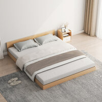 Giường bệt kiểu nhật gỗ mdf phủ melamin thương hiệu piga , Khung giường tháo lắp ráp