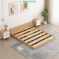 Giường bệt kiểu Nhật gỗ MDF nhiều kích thước phù hợp với mọi không gian thương hiệu IGA - GP310