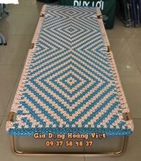 Giường Bố Xếp Đài Loan Khung Sắt Vuông 20 Dầy 1,1mm Lợi An - 30 x 72,5 x 180cm