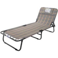 Giường Bố Xếp dù sọc caro Cao Cấp