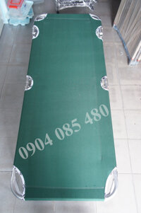 GIƯỜNG BỐ XẾP VẢI KHUNG SẮT SƠN MẠ