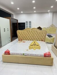 Giường bọc nệm 1m8 x 2m