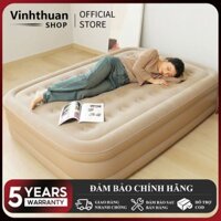 Giường bơm hơi chống ẩm ngoài trời, nệm bơm hơi đôi cao và dày, nệm bơm hơi tự động