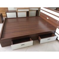 Giường có ngăn kéo sườn siêu đẹp - miễn phí lắp đặt