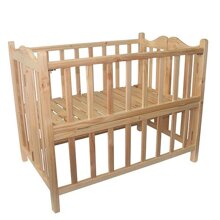 Giường cũi cho bé gỗ thông Vinanoi VNC107