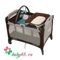 Giường cũi Graco PNP Reversible Napper & Changer Soho Square 1812041