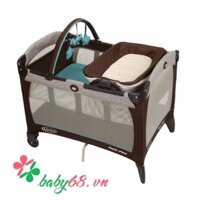 Giường cũi Graco PNP Reversible Napper & Changer Soho Square 1812041