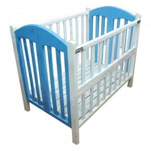 Giường cũi trẻ em 2 trong 1 gỗ xoan đào