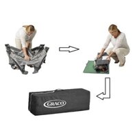 GIƯỜNG CŨI TRẺ EM GRACO REVERSIBLE SEAT AND CHANGER 9D32BODHK