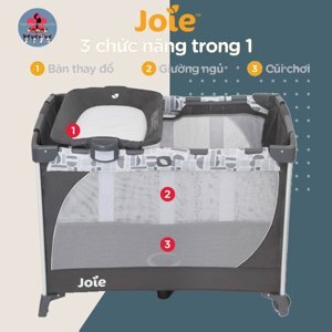 Giường cũi trẻ em Joie Commuter Change Logan
