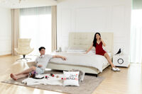 Giường da hạng sang mã DV14