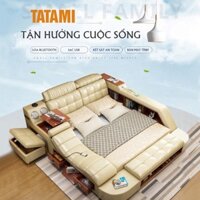 Giường Da Massage Đa Năng Tatami Có Loa Bluetooth SPW04