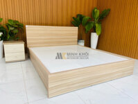 Giường Đẹp Gỗ MFC 1m6 Pano - GN014