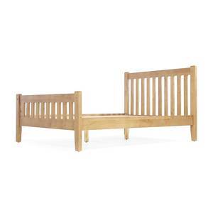 Giường đôi Rustic gỗ sồi 1m4