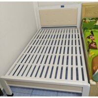 Giường đơn khung hộp 4x8 cao cấp, kích thước ngang 1m2 dài 2m.