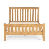 Giường đơn Rustic gỗ sồi - 1m2