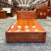 Giường Đơn Gỗ Sồi Nga 1m2x2m Phản Thưa Đẹp Giá Rẻ