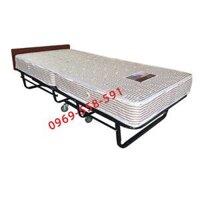 Giường extra bed rộng 90cm đệm lò xo dày 15cm 20cm