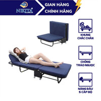 Giường gấp ba khúc NIKITA GB75 rộng 75cm màu xanh