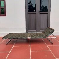 Giường Gấp Đep Khung Nhôm Vuông, Tròn - Giường Gấp Văn Phòng Cao Cấp Chắc Chắn