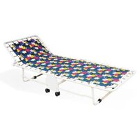 Giường gấp GI-01-00 Vải Bạt Hoa