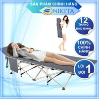 Giường gấp gia đình, gọn nhẹ tiện dụng, vải bạt chống thấm - Hàng chính hãng NIKITA