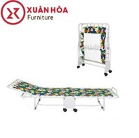 Giường gấp, giường xếp Xuân Hòa có bánh xe di chuyển GI - 01 - 00