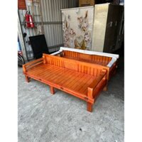 GIƯỜNG GẤP GỖ CÒNG MÀU NÂU CAO CẤP HCM