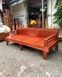 Giường gấp gỗ - ghế giường gỗ xoan đào 1m2x1m9