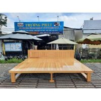 GIƯỜNG GẤP GỖ GIÀNG 1,2M - TỰ NHIÊN