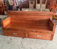 Giường gấp gỗ hương đá - gõ hộc kéo