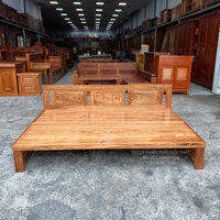 Giường Gấp Gỗ Hương Xám Thông Minh 1m2 x 1m9