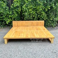 GIƯỜNG GẤP GỖ - SOFA GIƯỜNG GẤP GỖ SỒI 1M6 X 2M